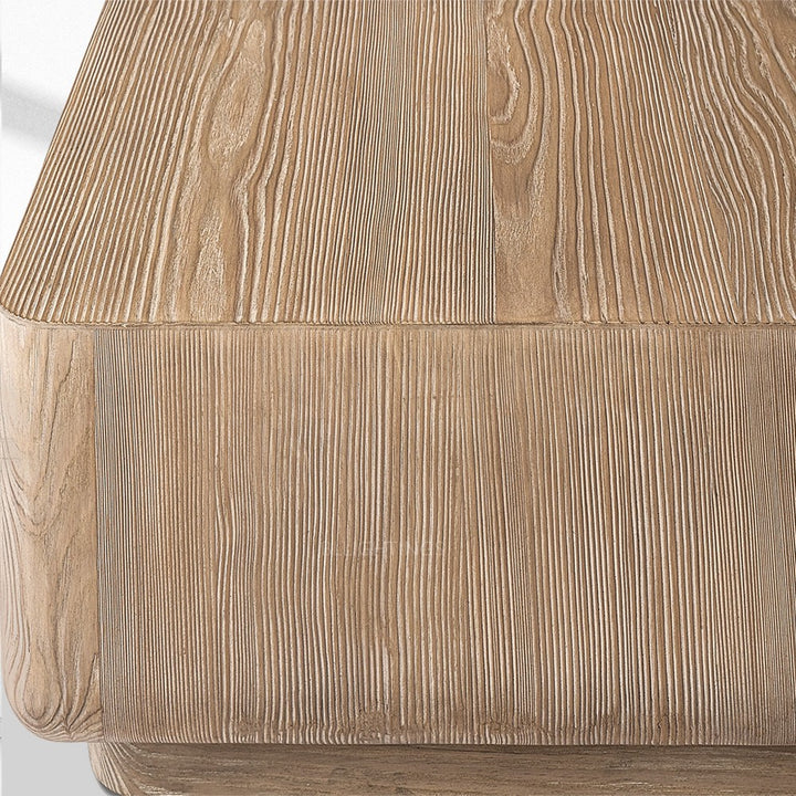 Cira Solid Wood Plinth Coffee Table