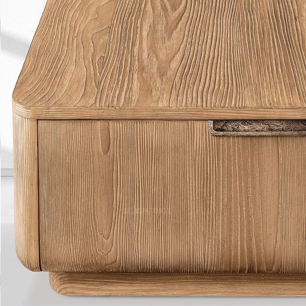 Cira Solid Wood Storage Coffee Table