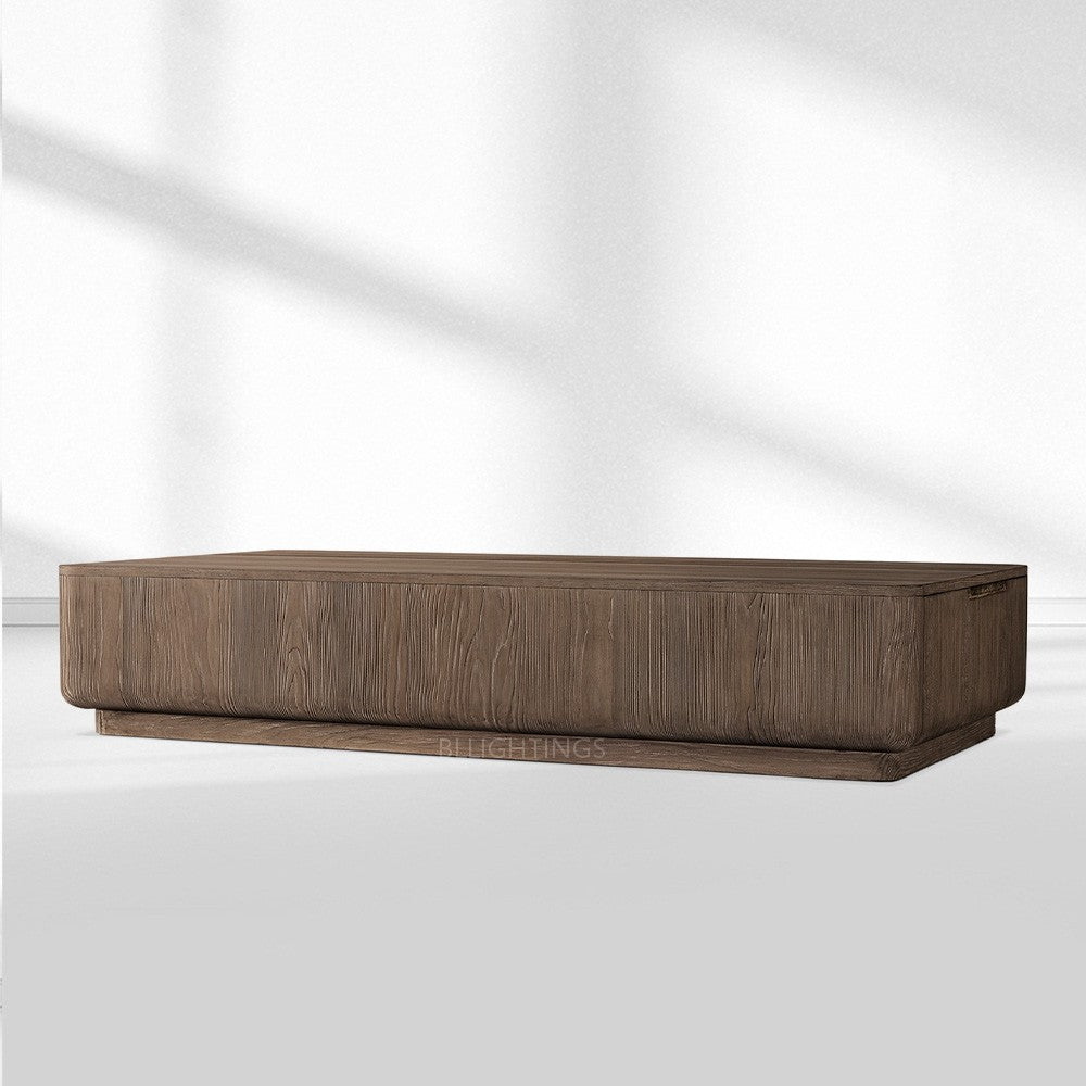 Cira Solid Wood Storage Coffee Table