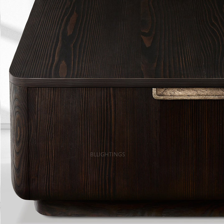 Cira Solid Wood Storage Coffee Table