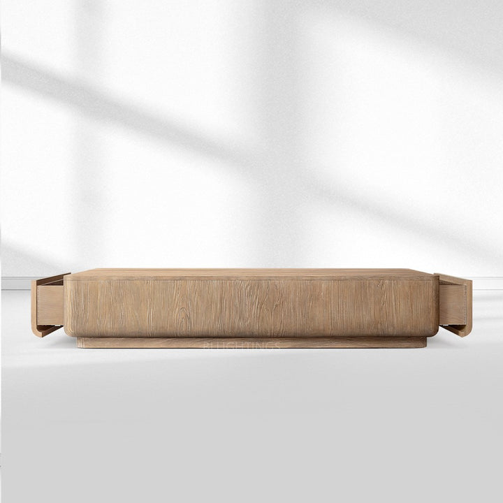 Cira Solid Wood Storage Coffee Table
