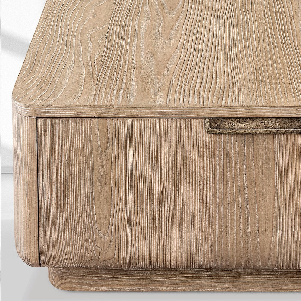 Cira Solid Wood Storage Coffee Table