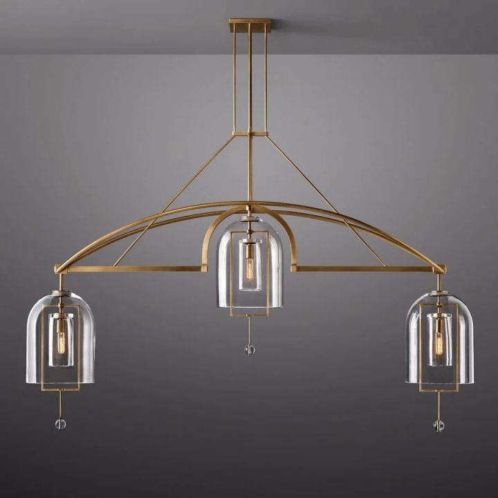 Cora Linear Chandelier 85"