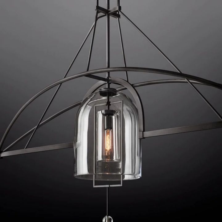Cora Linear Chandelier 85"
