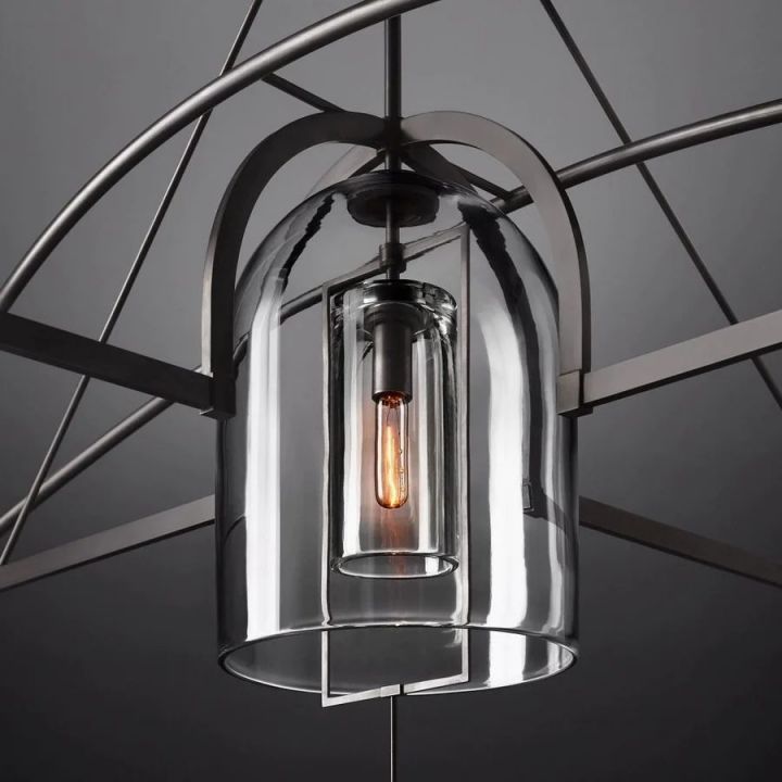 Cora Round Chandelier 61"D