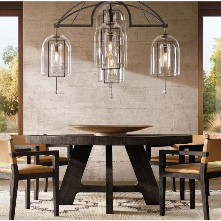 Cora Round Chandelier 73"