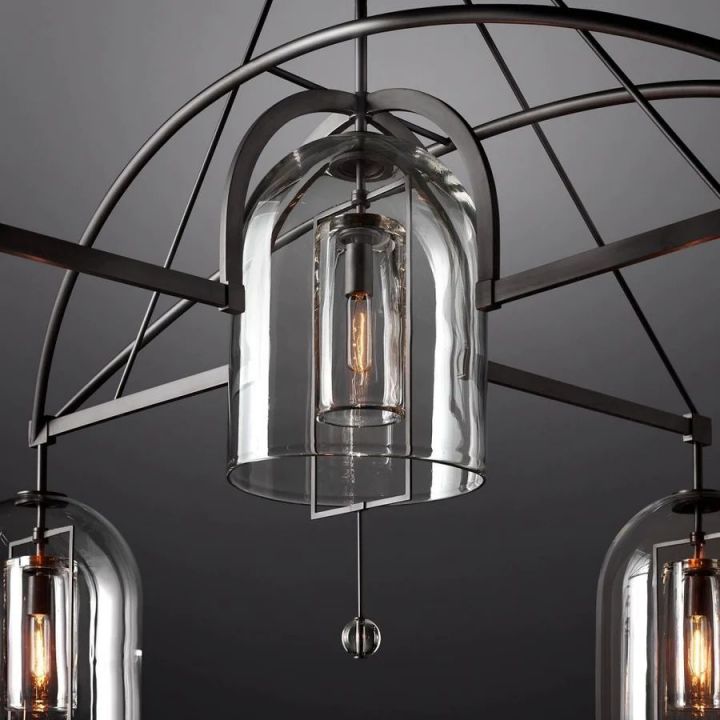Cora Round Chandelier 73"