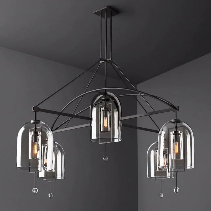 Cora Round Chandelier 85"