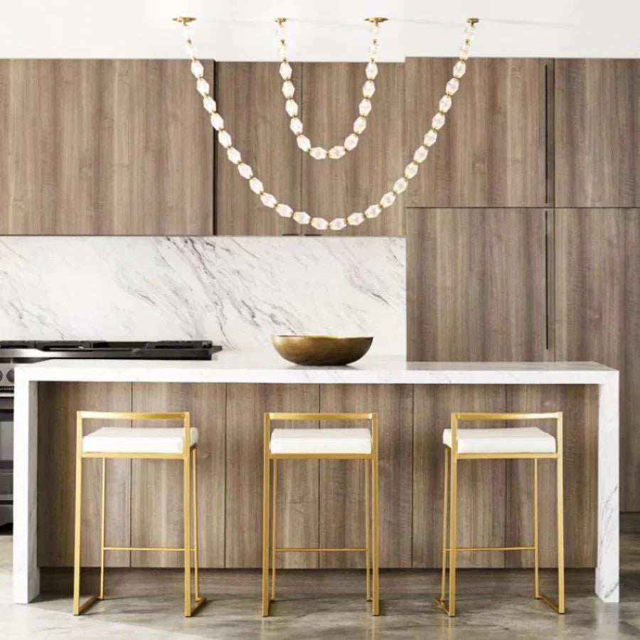 Dana Glass Pearl Necklace Chandelier