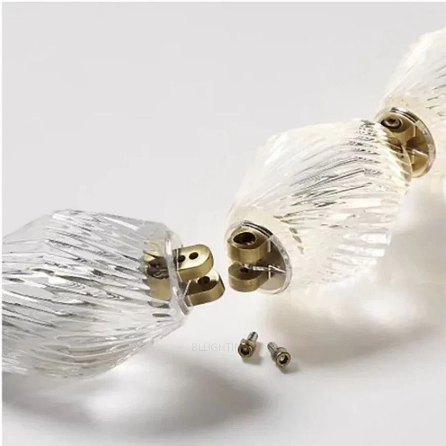 Dana Glass Pearl Necklace Chandelier