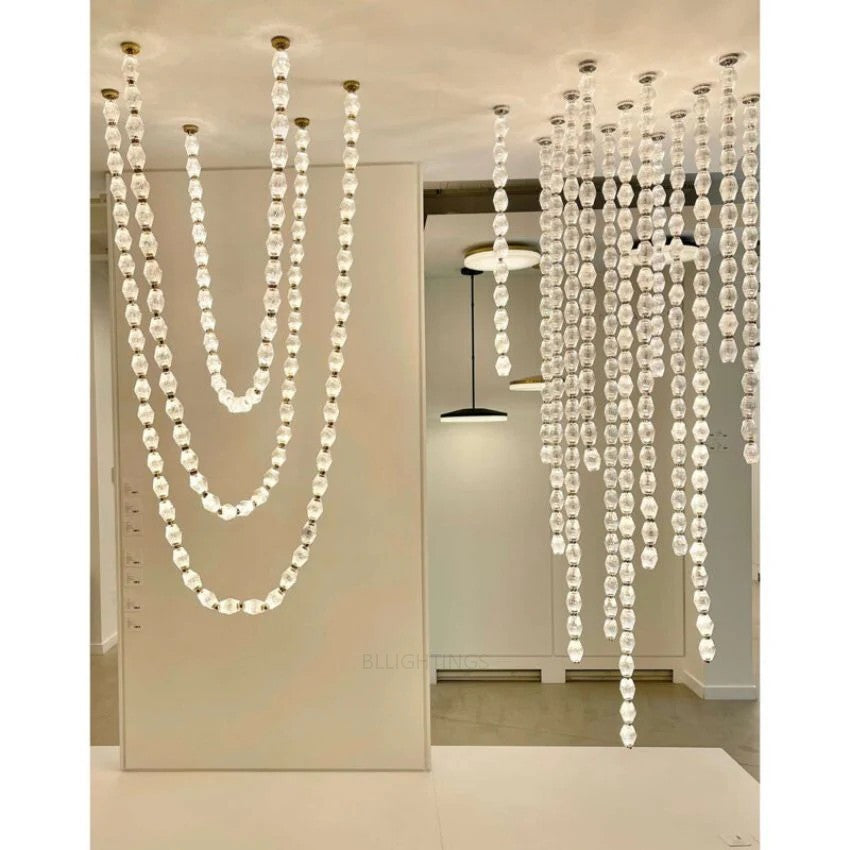 Dana Glass Pearl Necklace Pendant