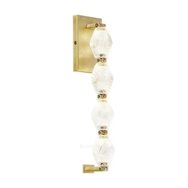 Dana Glass Pearl Necklace Wall Sconce