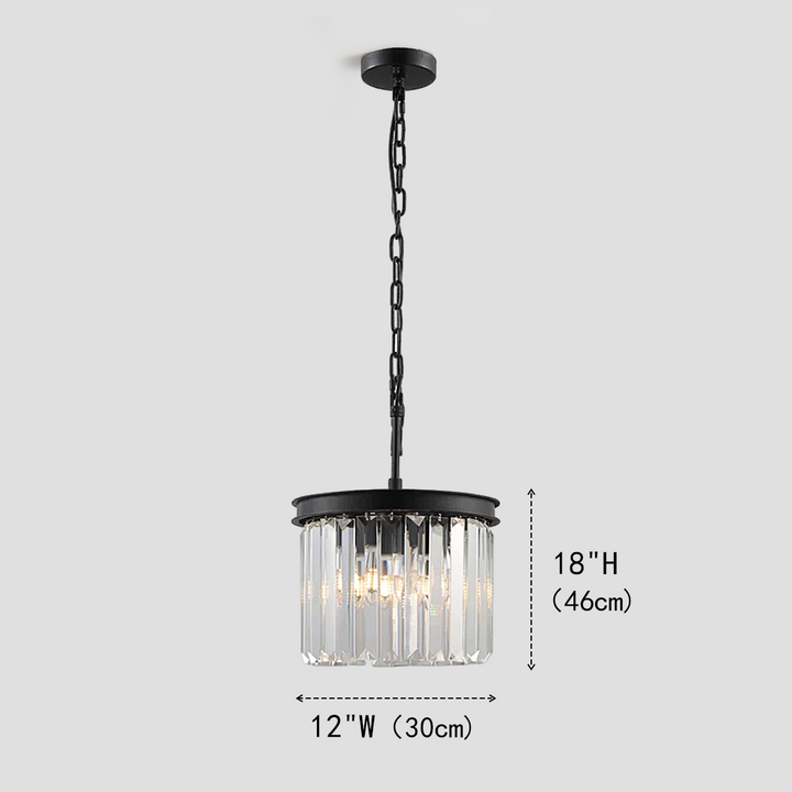 Della Tedem Crystal Round Pendant