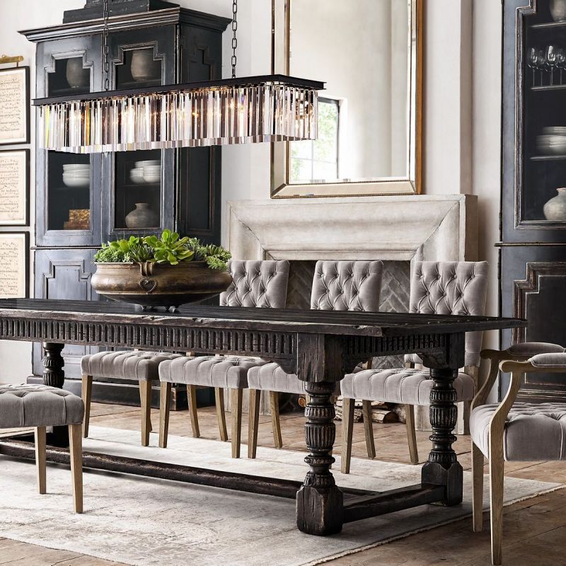 Della Tedem Rectangular Chandelier