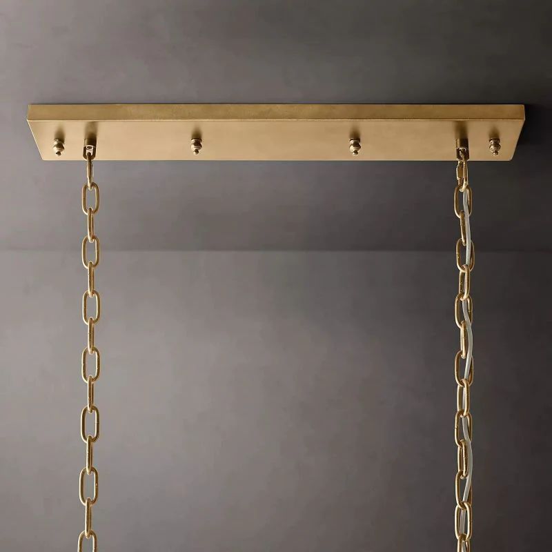 Della Tedem Rectangular Dining Room Chandelier 40"