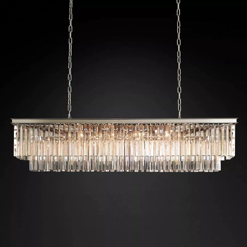 Della Tedem Rectangular Dining Room Chandelier 59"