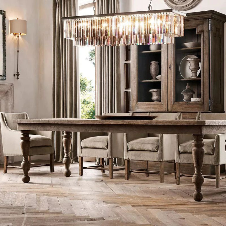 Della Tedem Rectangular Dining Room Chandelier 59"