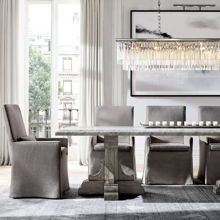 Della Tedem Rectangular Dining Room Chandelier 72"