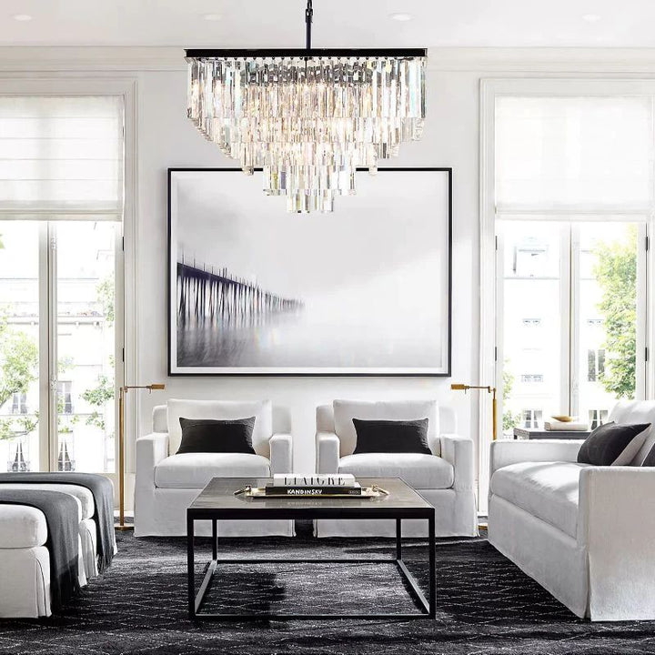 Della Tedem Square Dining Room Chandelier 22"