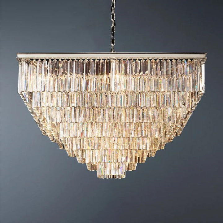 Della Tedem Square Dining Room Chandelier 47"