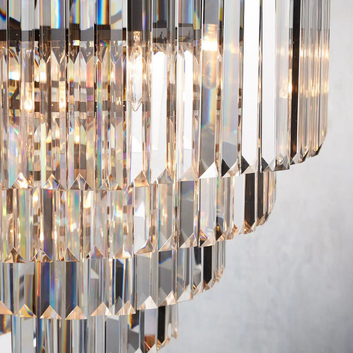 Della Tiered Round Chandelier