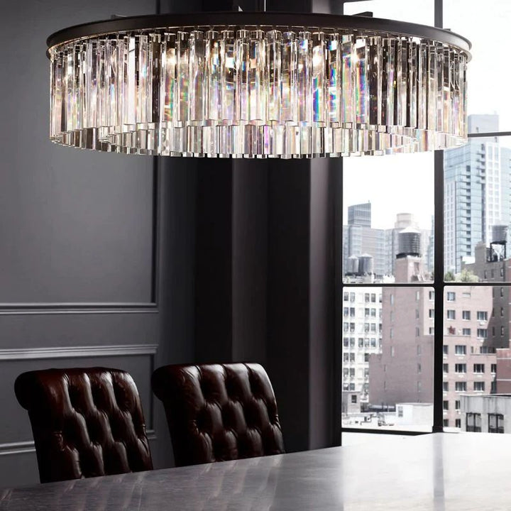 Della Single Layer Round Chandelier