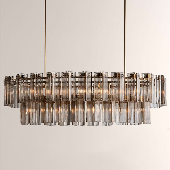Delsie Oval Glass Chandelier 51"63"72"