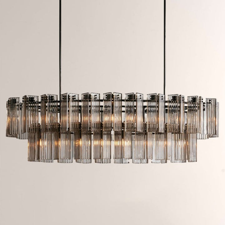 Delsie Oval Glass Chandelier 51"63"72"