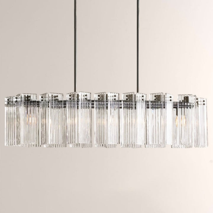 Delsie Oval Glass Chandelier 51"63"72"