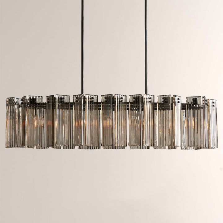 Delsie Oval Glass Chandelier 51"63"72"