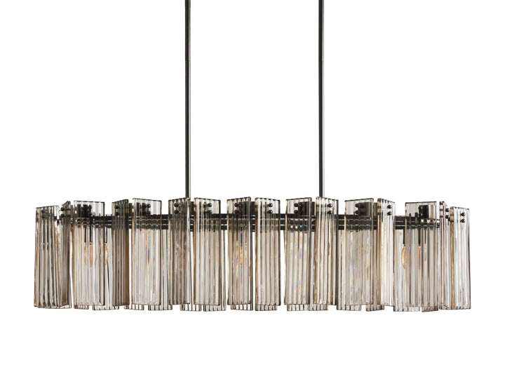 Delsie Oval Glass Chandelier 51"63"72"