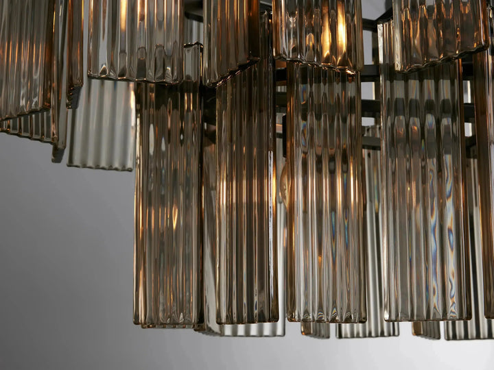 Delsie Oval Glass Chandelier 51"63"72"