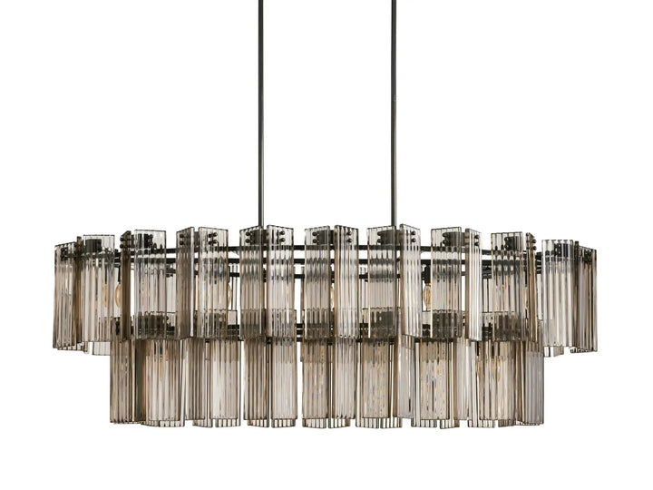 Delsie Oval Glass Chandelier 51"63"72"