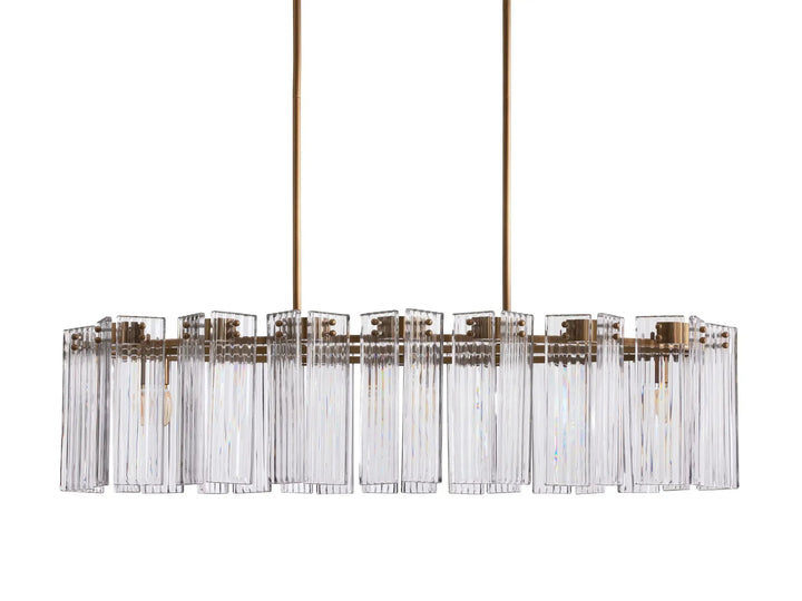 Delsie Oval Glass Chandelier 51"63"72"