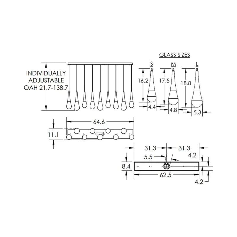 Dennon Linear Chandelier
