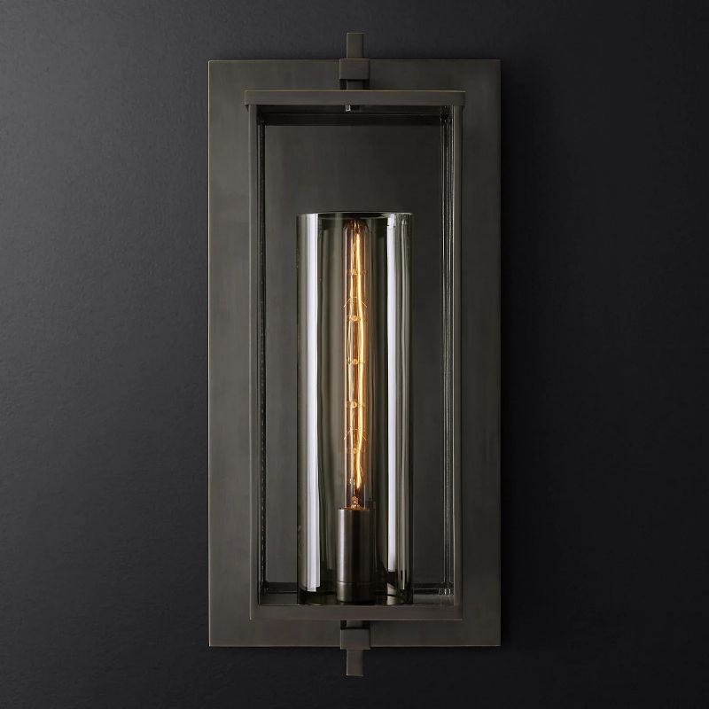 Devau Outdoor Square Grand Wall Sconce For Bedroom