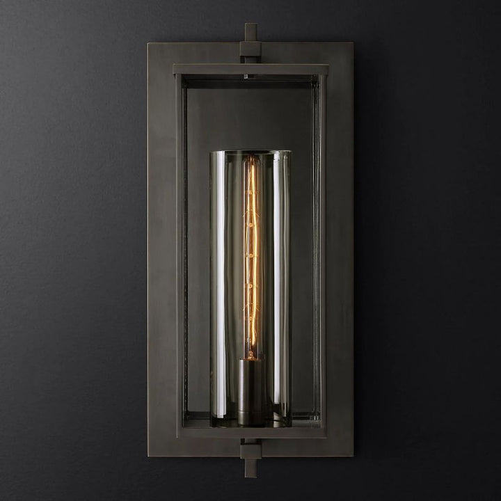 Devau Outdoor Square Grand Wall Sconce For Bedroom