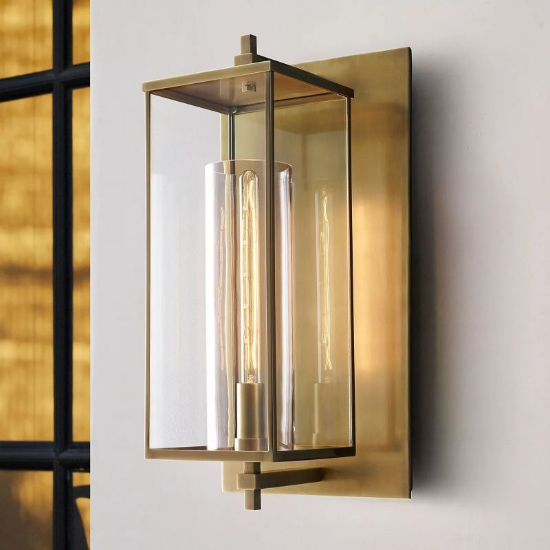 Devau Outdoor Square Grand Wall Sconce For Bedroom