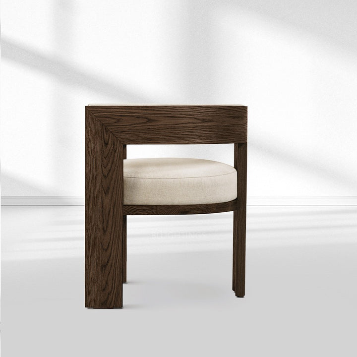 Elgen Fabric Dining Armchair