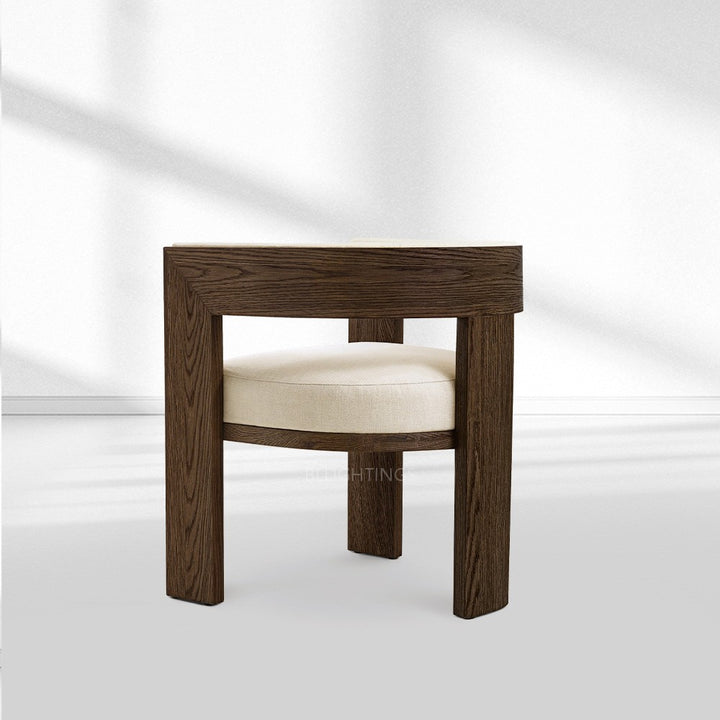 Elgen Fabric Dining Armchair