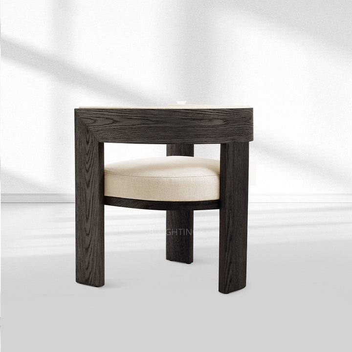 Elgen Fabric Dining Armchair