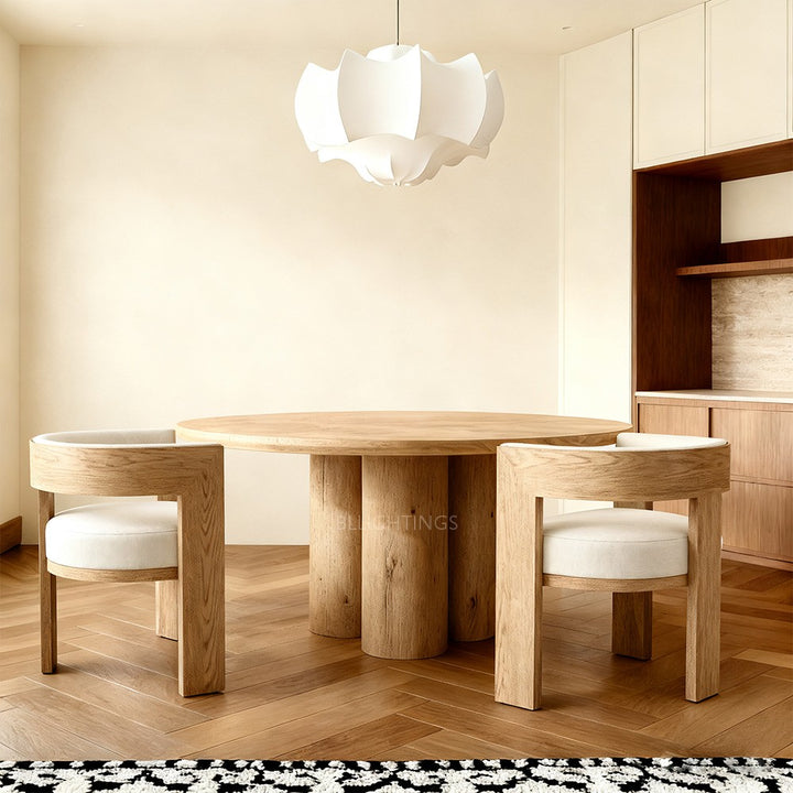 Elgen Fabric Dining Armchair