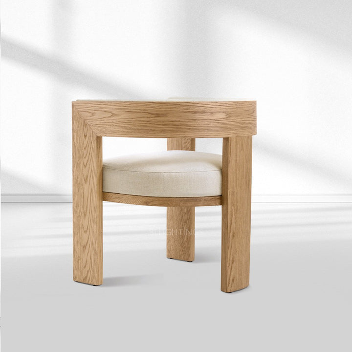 Elgen Fabric Dining Armchair