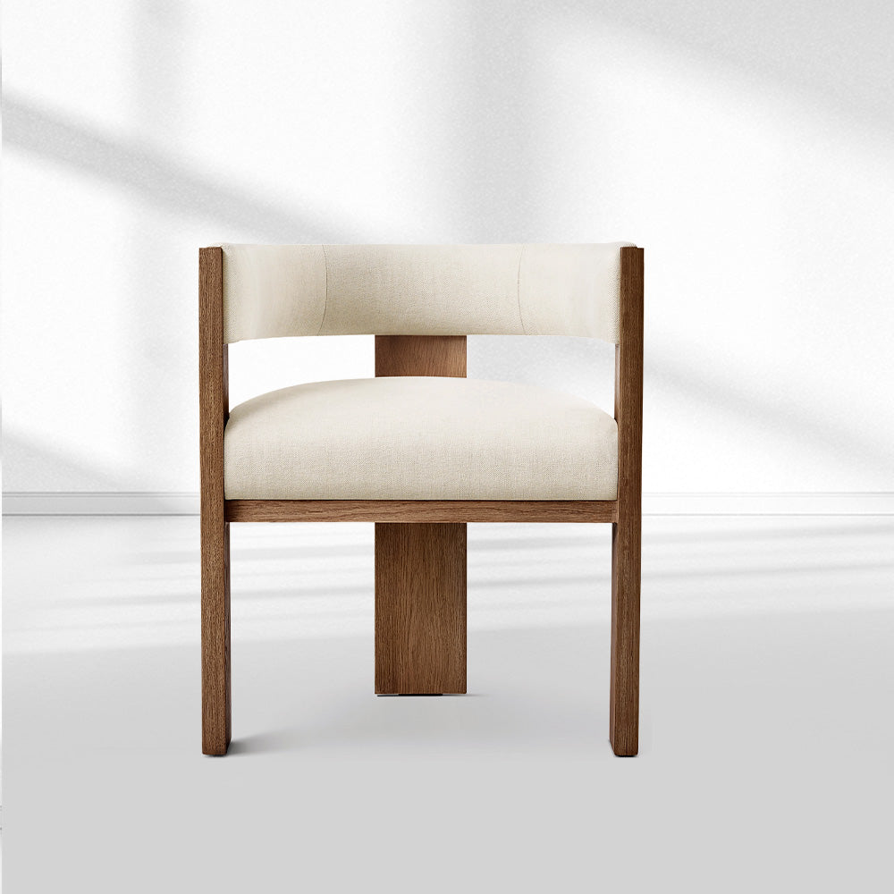 Elgen Fabric Dining Armchair