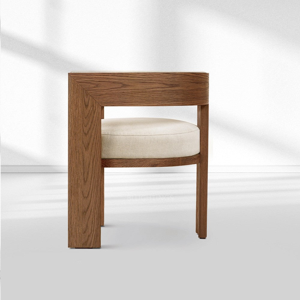 Elgen Fabric Dining Armchair
