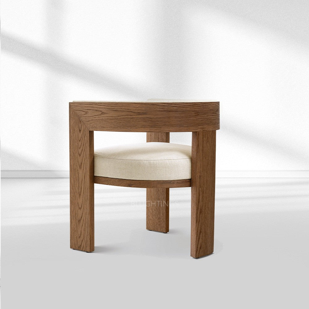 Elgen Fabric Dining Armchair