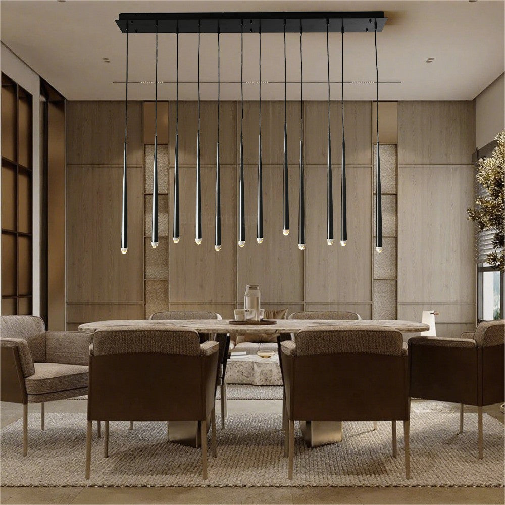 Felicia Modern Linear Chandelier 60"