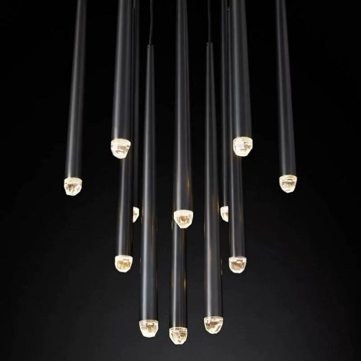 Felicia Modern Round Bed Room Chandelier 24"