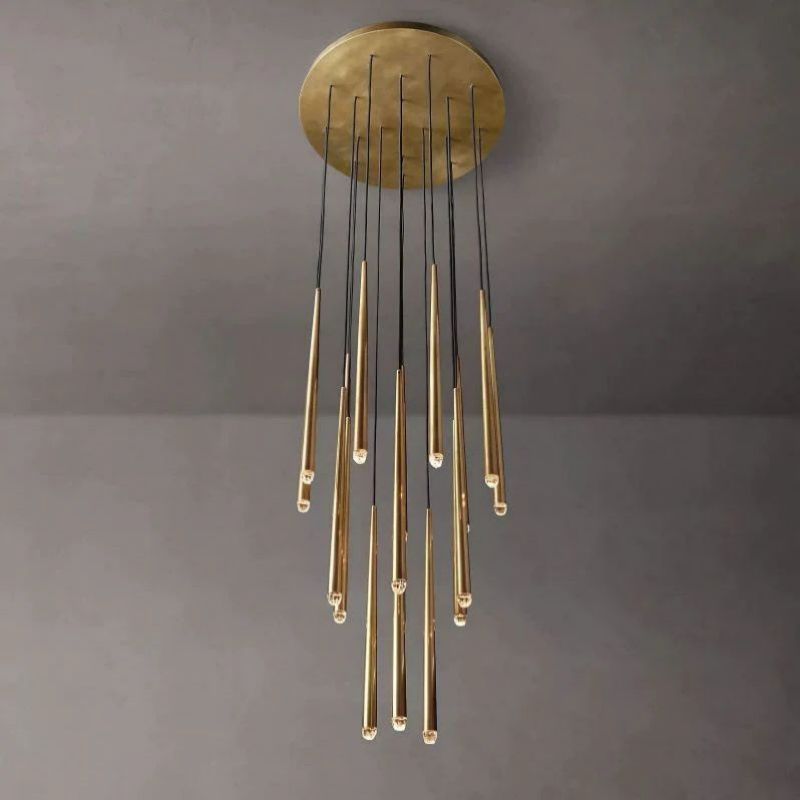Felicia Modern Round Bed Room Chandelier 30"