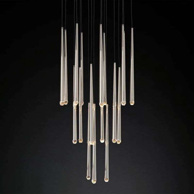 Felicia Modern Round Bed Room Chandelier 30"